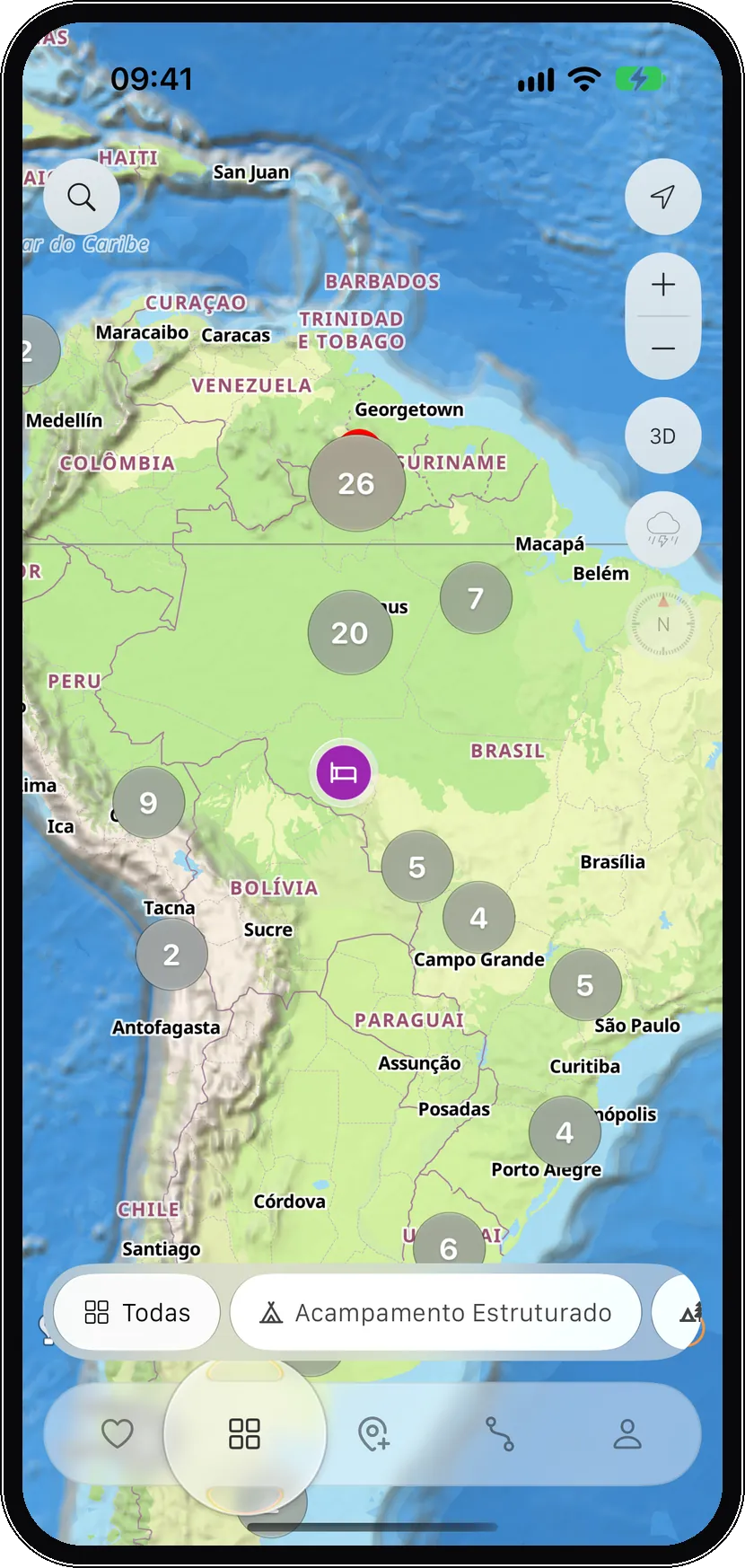 Filtro de categorias