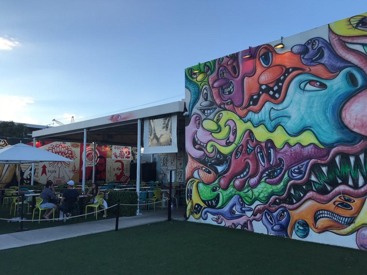 Wynwood Walls em Miami, Flórida, Estados Unidos