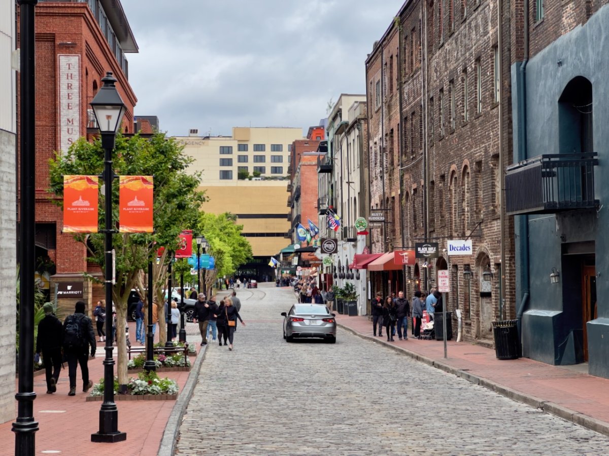 219 W River St em Savannah, Geórgia, Estados Unidos