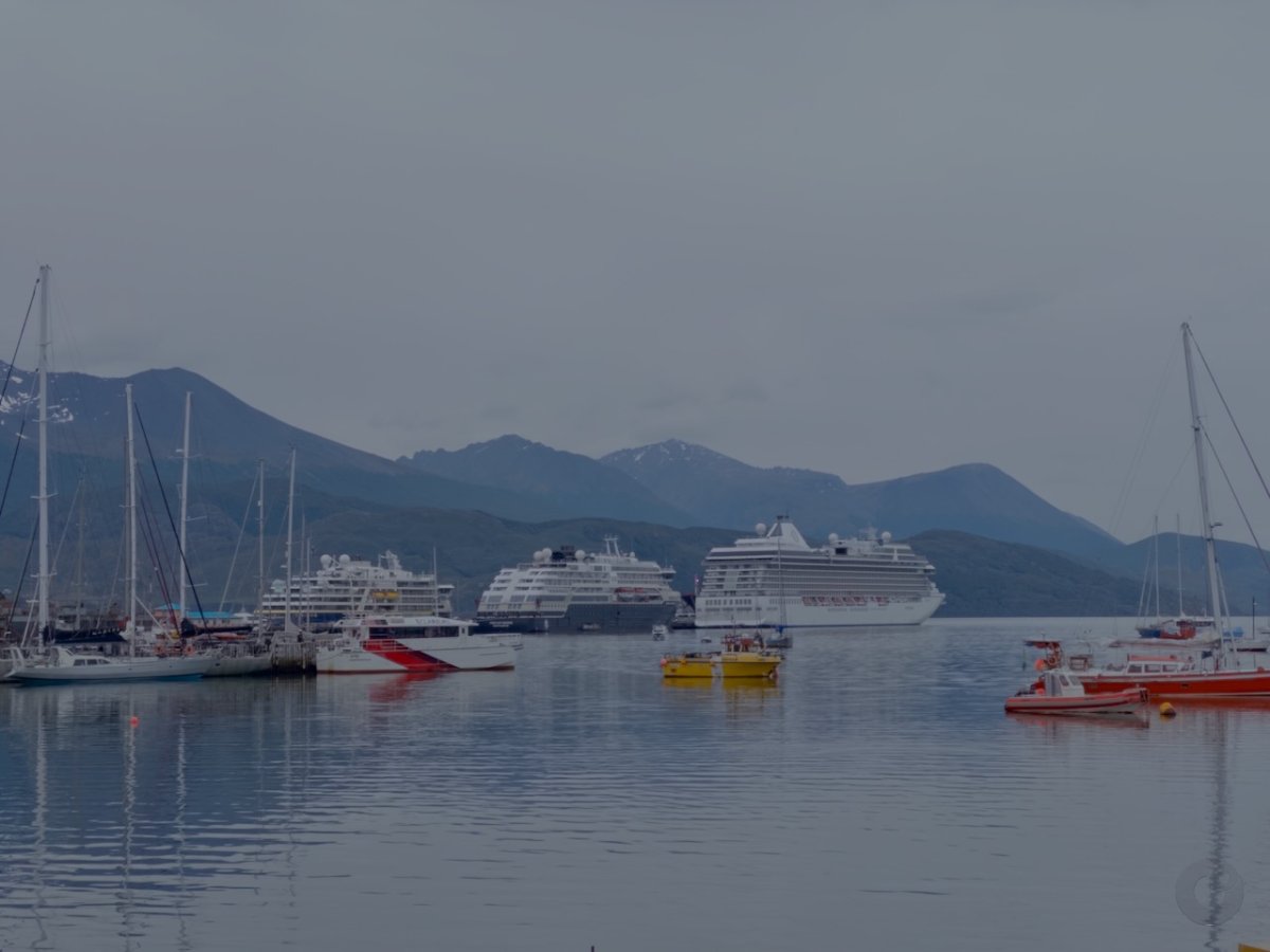 Placa do Ushuaia — foto de viajante